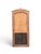 19th C. French Carved Painted Walnut Trumeau Mirror With Original Mirror Plate For Sale - Image 4 of 6