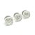 Silver 1990s David Yurman Estate Pc Tuxedo Button Set Sterling Silver, 3 Pieces For Sale - Image 8 of 11