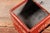 Red Vintage Coca Cola Salesman Sample Cooler For Sale - Image 8 of 16