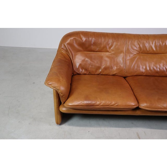DS-16 Leather Sofa from de Sede, Switzerland, 1970s For Sale - Image 6 of 18