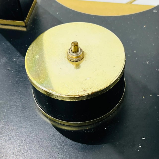 1980s Four Light Brass & Lucite Torchiere Floor Lamp For Sale - Image 11 of 12