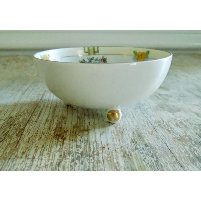 Japanese 1920s Meito China Nippon Era Japanese Handpainted Finger Bowl For Sale - Image 3 of 7