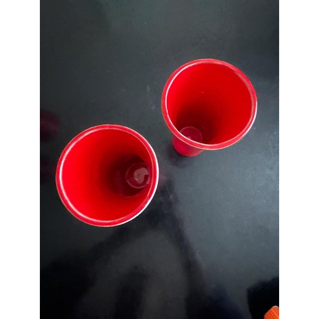 Ceramic Cups from Poët Laval, 1950s, Set of 4 For Sale - Image 4 of 8