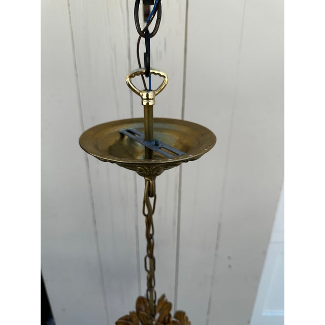 Old Lights On is pleased to offer this vintage Hollywood Regency three light fixture with prisms. It is wired and ready to...