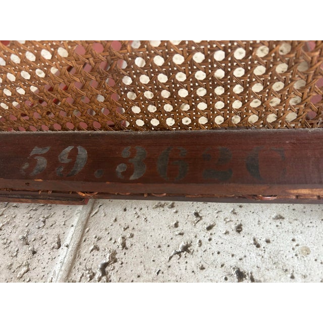 Late 19th Century Antique Jacob & Josef Kohn Wien Hand Painted Cane Seated Sette & Chairs 59-362c For Sale - Image 15 of 17