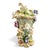 Reticulated Flower-Encrusted Vase with Cover from Coalport, 1835-1845 For Sale - Image 5 of 14