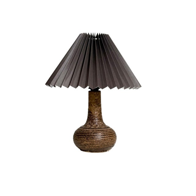 1960s Small Danish Ceramic Table Lamp, 1960s For Sale - Image 5 of 5