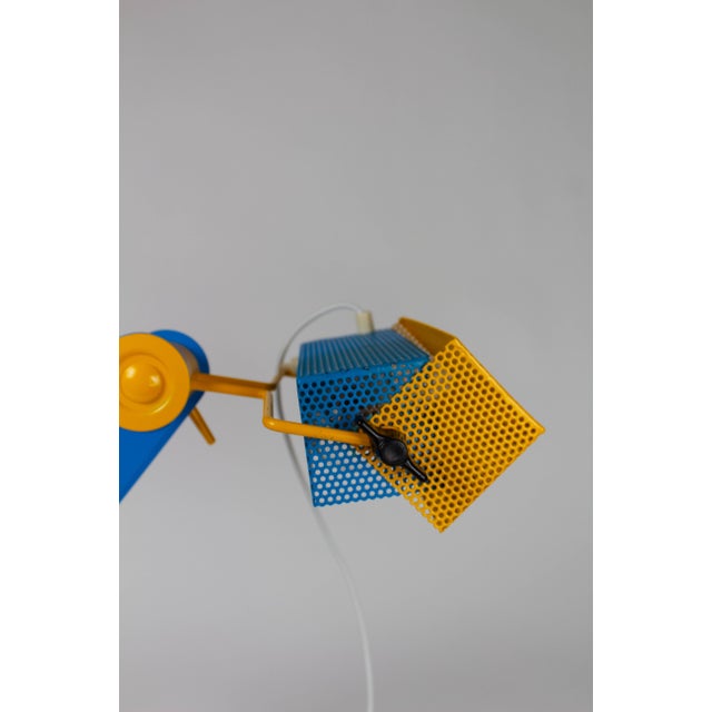 Metal Adjustable Meccano Table Lamp by Lisola Che Non Cè, Italy, 1970s For Sale - Image 7 of 17