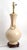 1960s Light Pink Fleshtone Chinese Porcelain Table Lamp Restored For Sale - Image 9 of 11
