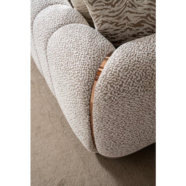 Lora 3-Piece Luxury Boucle Living Room Set - Sofa , Loveseat & Chair For Sale - Image 11 of 18