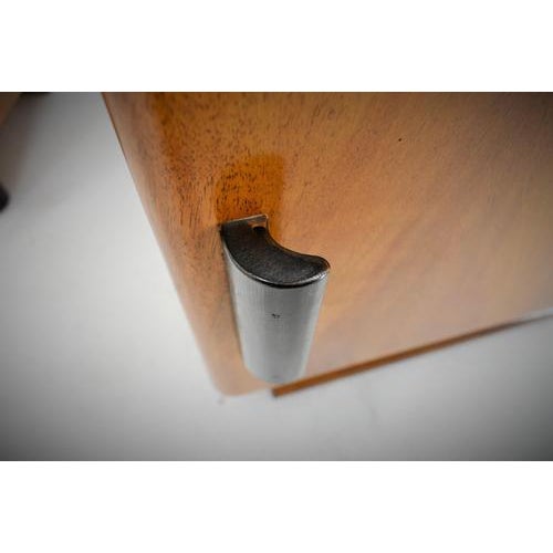 Wood Bedside Tables attributed to Jindřich Halabala, Czechoslovakia, 1940s, Set of 2 For Sale - Image 7 of 18