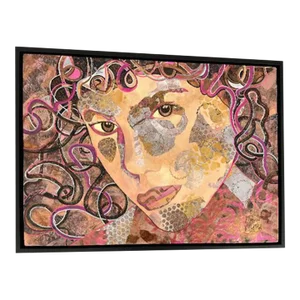 "Goddess" Contemporary Mixed Media Figurative Painting by Lorraine Benton