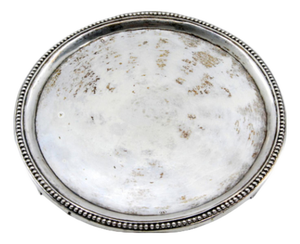 Silver Tray with Smooth Bottom