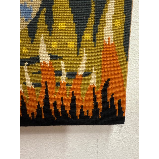 1970’s Wool Tapestry “La Barque De L’Ondine” For Sale - Image 12 of 12