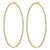 4.5 Carat Very Large Diamond Hoop Gala Cocktail Earrings in 14 Karat Yellow Gold For Sale - Image 15 of 18