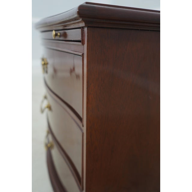 Pair Baker 3 Drawer Mahogany Nightstands For Sale - Image 14 of 18