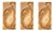 Aurora Geode Triptych Wall Art Panels by Sev Art Gallery, Set of 3 For Sale