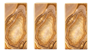Aurora Geode Triptych Wall Art Panels by Sev Art Gallery, Set of 3