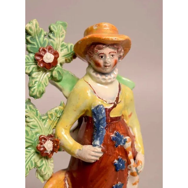 Traditional Antique Early 19th Century English Staffordshire Pearlware Pottery For Sale - Image 3 of 7