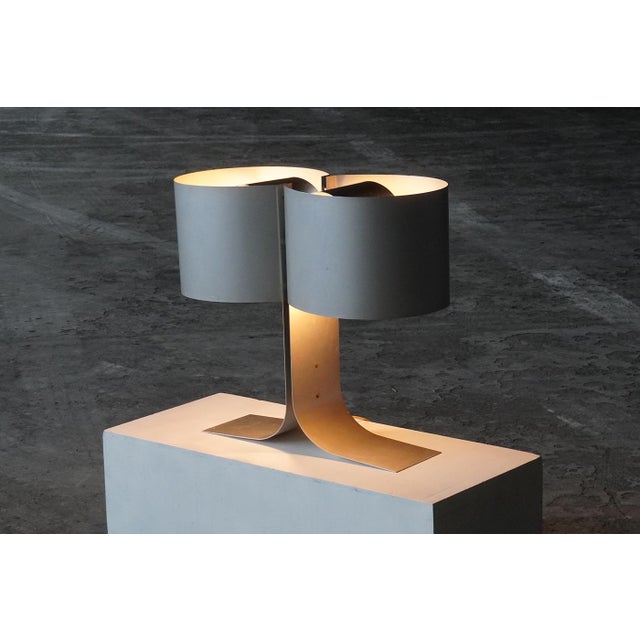 Aluminium Table Lamp by Giuliano Cesari for New Lamp, Italy, 1970s For Sale - Image 9 of 9