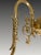 Vintage Brass 2-Up 2-Down Chandelier, Etched Glass Shades, Victorian Revival Lighting Fixture For Sale - Image 10 of 18