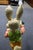 1950s Hand-Painted Folk Art Rabbit Figure With Carrot For Sale - Image 10 of 13