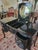 French 1960s French High Gloss Black Vanity With Two Drawers and a Lift Up Middle Storage Area With Mirror. For Sale - Image 3 of 4