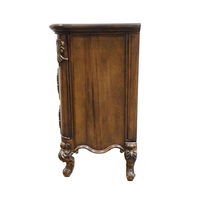 Fairmont Designs Banded Bookmatched Pecan Louis XV French Provincial 32" Nightstand - Chestnut Finish C7025-02 For Sale - Image 10 of 14