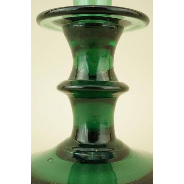 Vintage Glass Candleholder attributed to Enrico Taddei, 1940s For Sale - Image 11 of 18