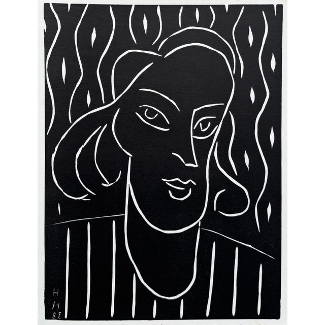 Henri Matisse, Teeny, Portrait of a Young Girl, Linocut For Sale - Image 5 of 5
