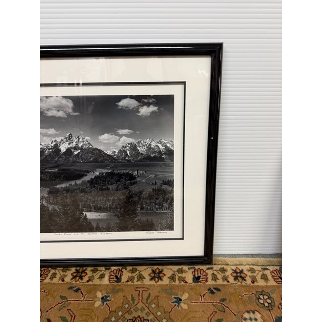 Robert Morris Snake River and the Grand Tetons Near Jackson, Wyoming B/W Limited Photography, Certificate For Sale In San Francisco - Image 6 of 11