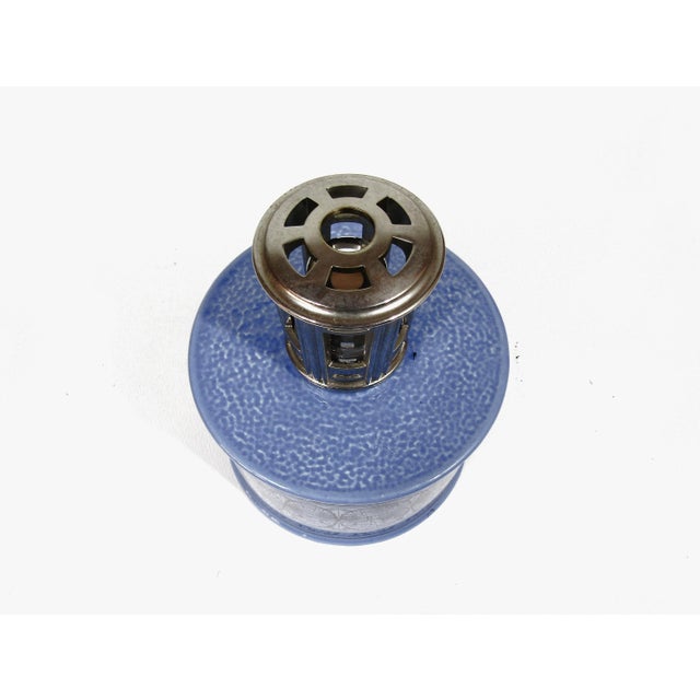 Revol for Lampe Berger French Porcelain Fragrance Lamp in Blue Floral For Sale - Image 4 of 9