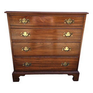 Henkel Harris Cherry Chippendale Chest of Drawers For Sale
