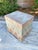 Wood Vintage Hand-Painted Flame Chevron Wood Box on Stand For Sale - Image 7 of 11