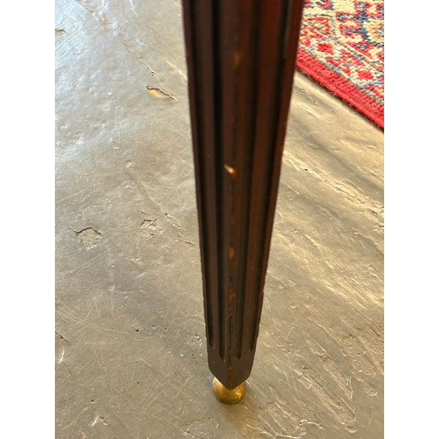 19th Century Antique Mahogany Federal Style Drop Leaf Table For Sale - Image 9 of 12