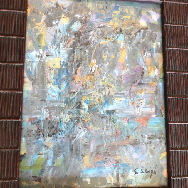 Contemporary Original Contemporary Stephen Heigh Abstract Painting Signed For Sale - Image 3 of 5