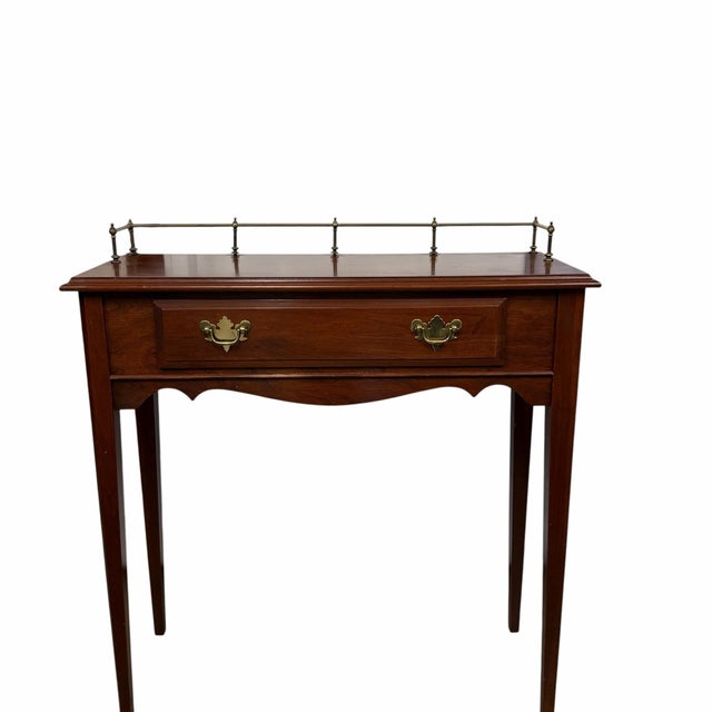 Brown Vintage Hitchcock Writing Desk For Sale - Image 8 of 12