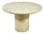 Faux Parchment Center/Dining Table For Sale