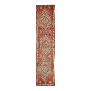 Vintage Turkish Oushak Rug, 01'10 X 07'10 For Sale