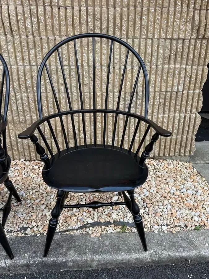 Vintage Pair of Windsor Sack Back Gentlemans Armchairs by Warren