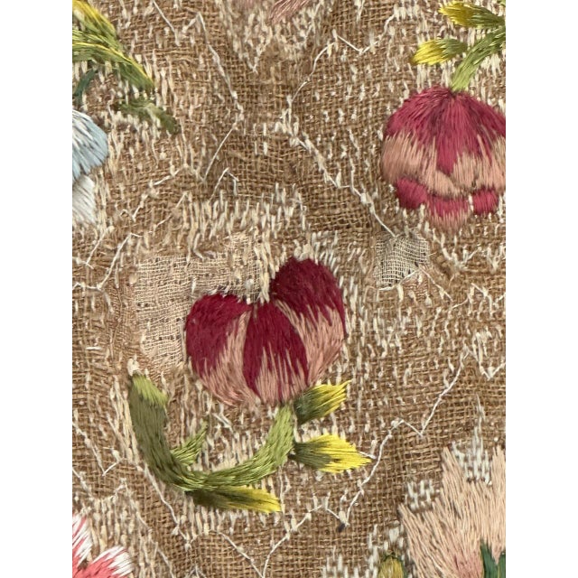 Hungarian Embroidery Textile Piece For Sale - Image 5 of 18