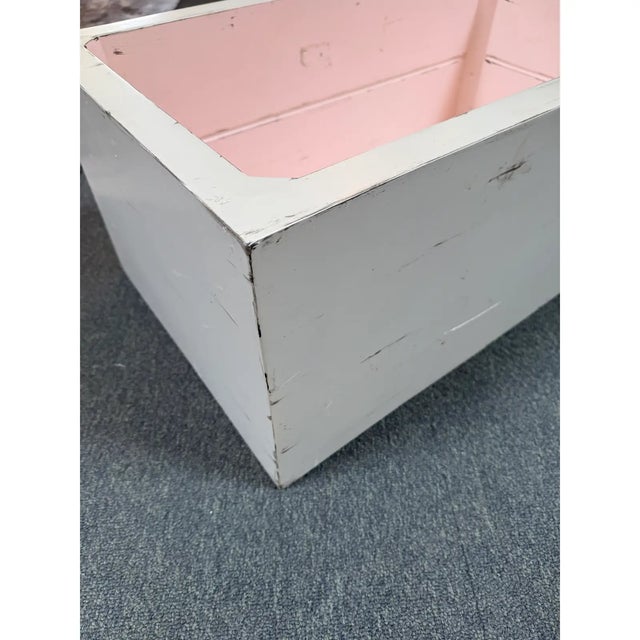 Pink + White Stacking Shelves, Set of Three For Sale In San Francisco - Image 6 of 12