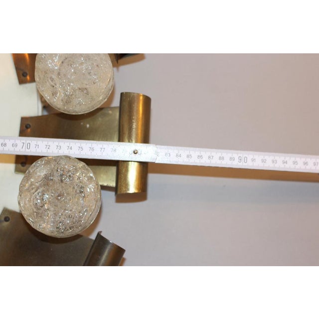 Vintage Mirror with Brass Details, 1960 For Sale - Image 6 of 13