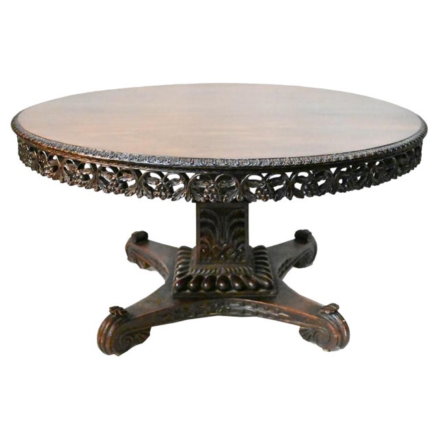 Antique Colonial Dining Table, 1840s For Sale