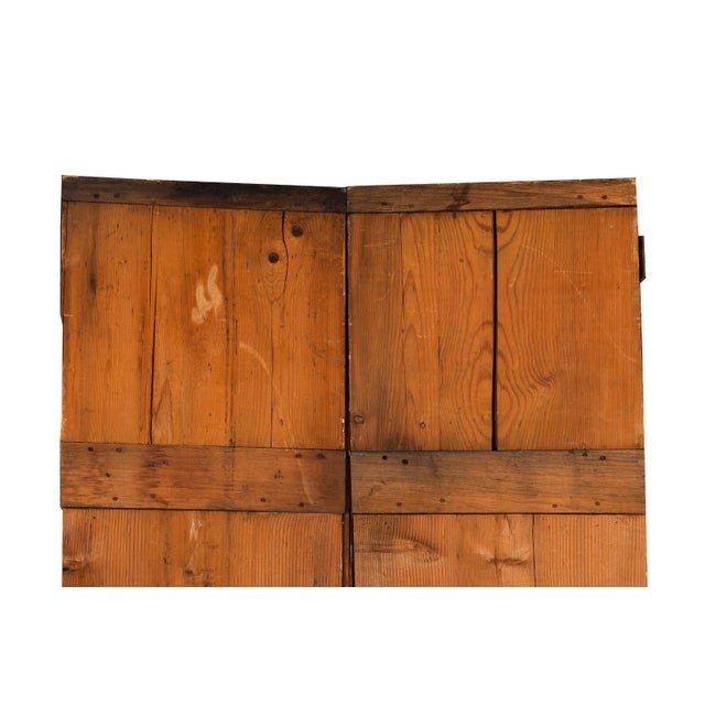 French Scrubbed Pine Decoupage & Trompe l'Oeil Doors For Sale - Image 15 of 18