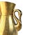 Vintage Brass Swan Handle Vase For Sale - Image 4 of 6