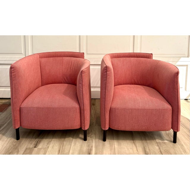 Pair of Philippe Nigro Hémicycle Armchairs for Ligne Roset For Sale - Image 18 of 18