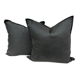 Eastern Accents Niche Monterosa Flannel Decorative Pillows, Pair For Sale