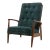 Mid 20th Century Styled After Mid Century Modern Upholstered Milo Baughman Armchair For Sale