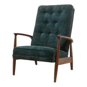 Mid 20th Century Styled After Mid Century Modern Upholstered Milo Baughman Armchair